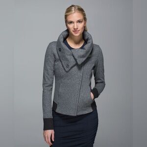 Lululemon Karmacollected Jacket - Heathered Speckled Black
